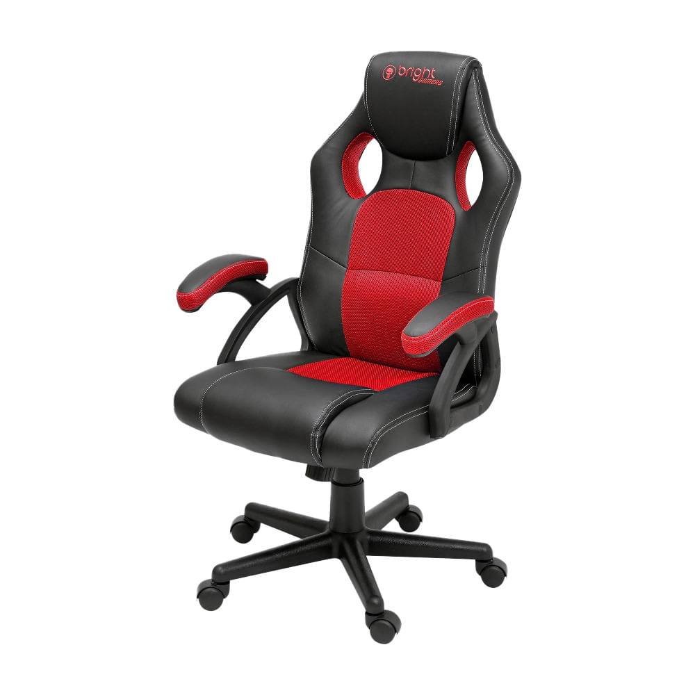 Cadeira Gamer Bright 602  Vermelha e Preta