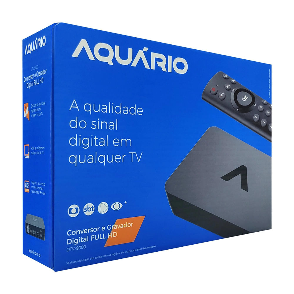 Smart TV Box 4K Aquário STV-3000