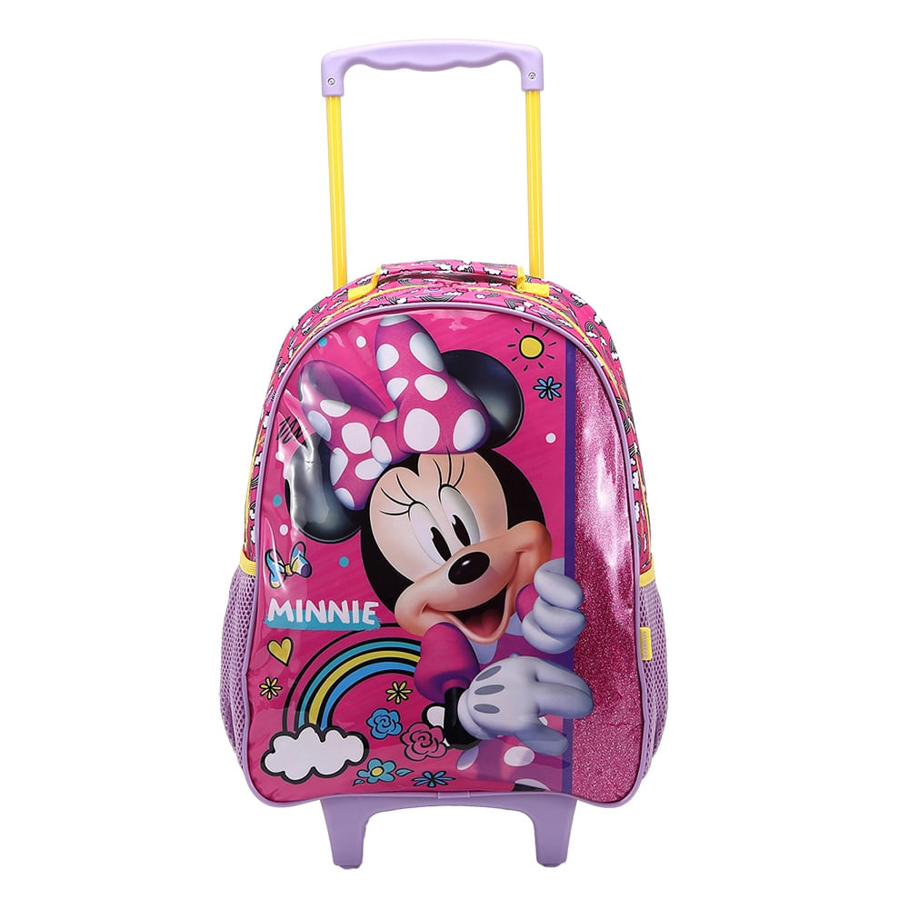 Mochila com Rodinhas Le Xeryus Minnie 16"