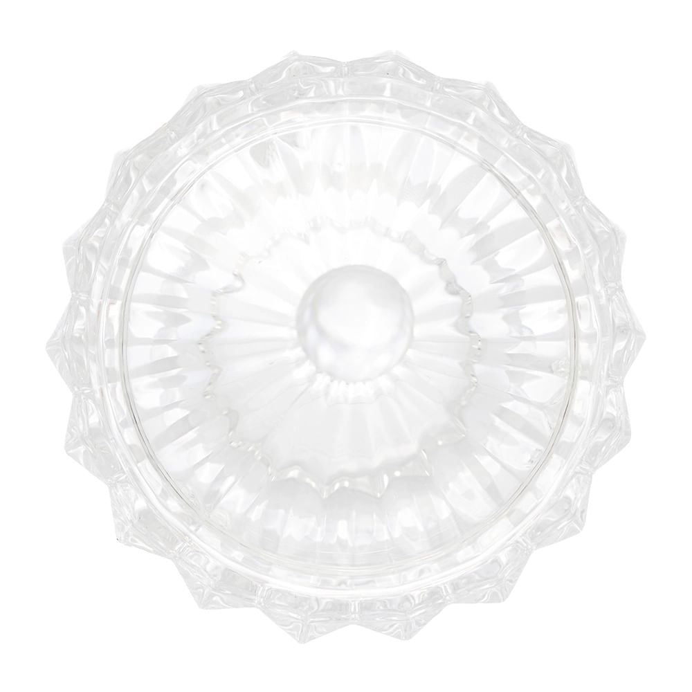 Potiche de Cristal Wolff Rojemac com Tampa Geneva 11x11cm