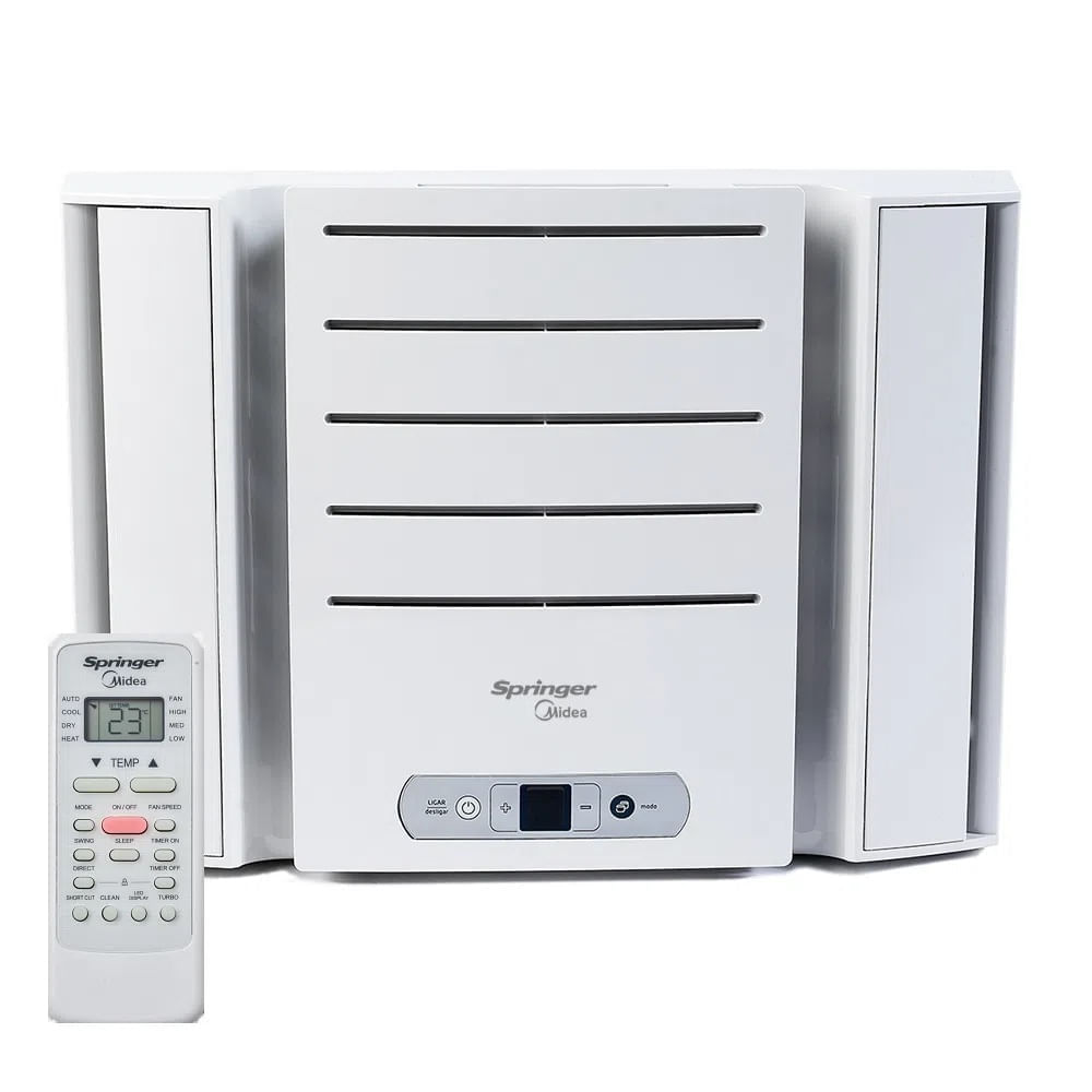 Ar Condicionado Janela Springer Midea 7500 BTU/h Frio Eletrônico QCK075RB  - 220 Volts