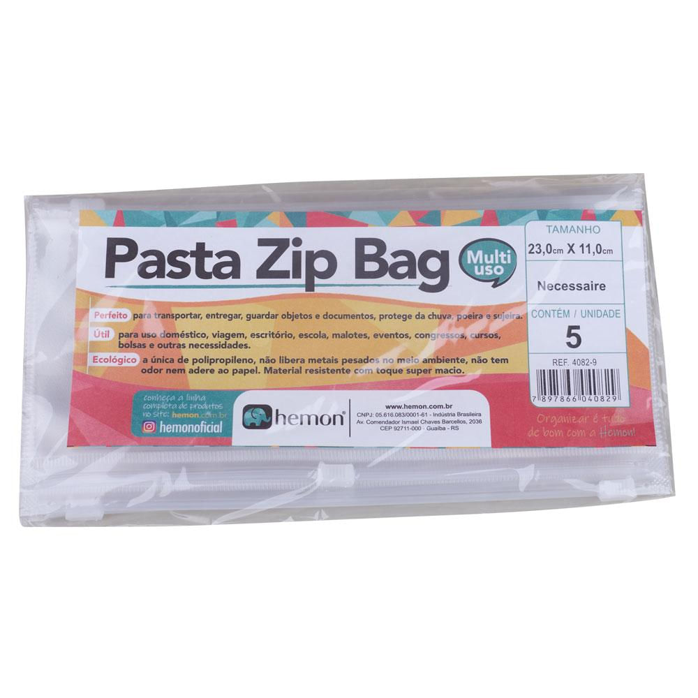 Pasta Zip Bag 23x11 Com 5 Unidades Chies