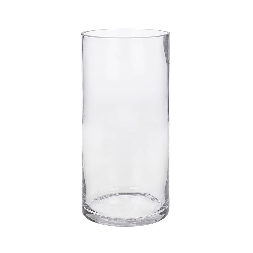 Vaso de Vidro Grillo Tubo Transparente 20cm