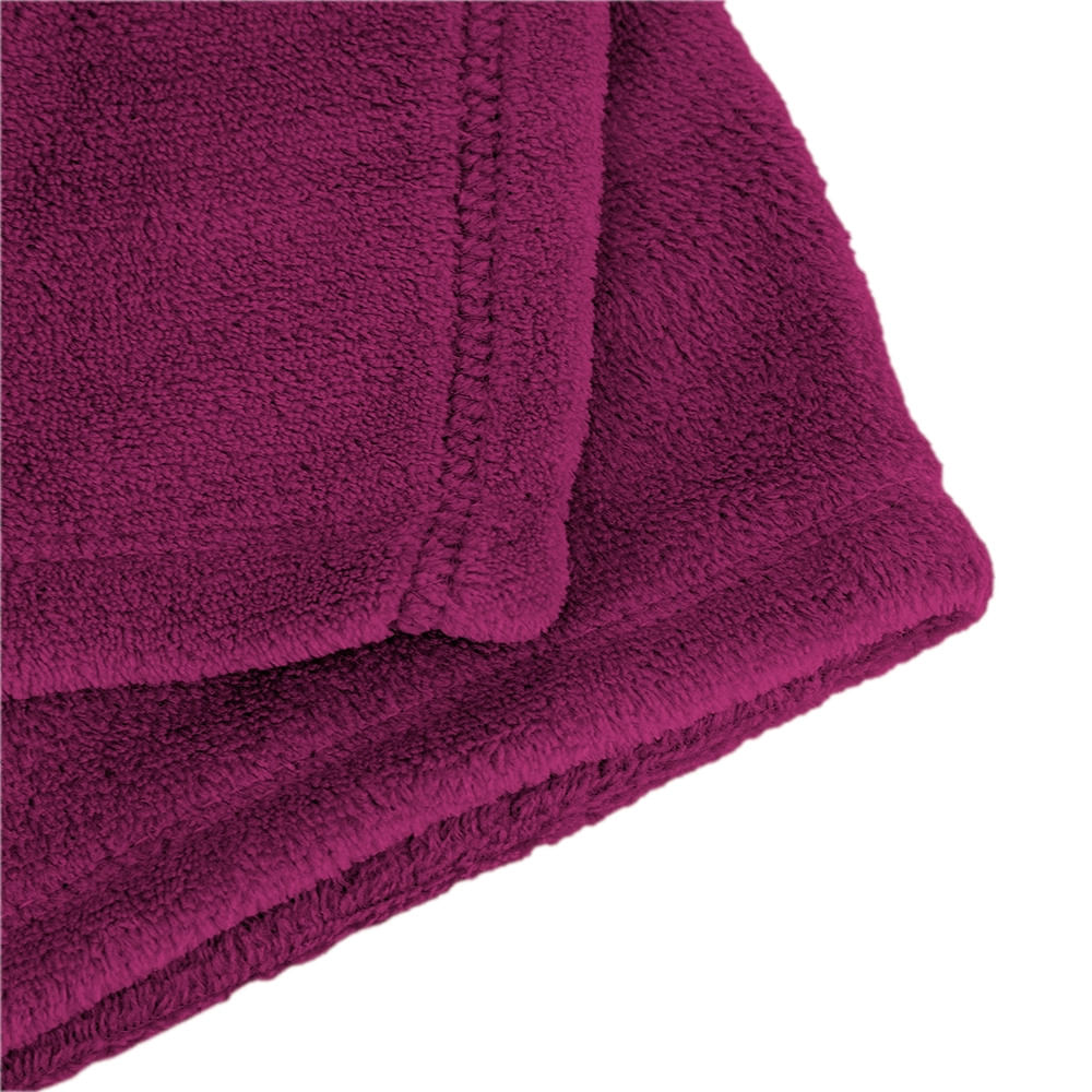 Manta Cobertor Queen Fleece Cazza Rosa Fúcsia