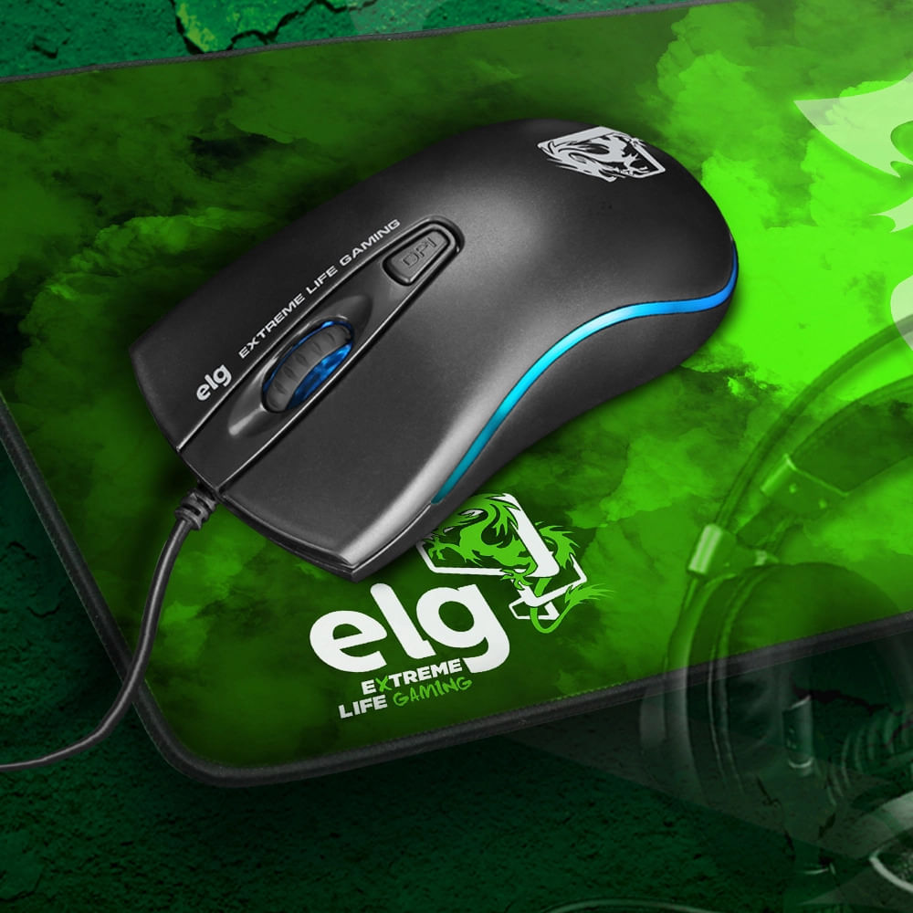 Mouse Gamer USB Elg MGDW