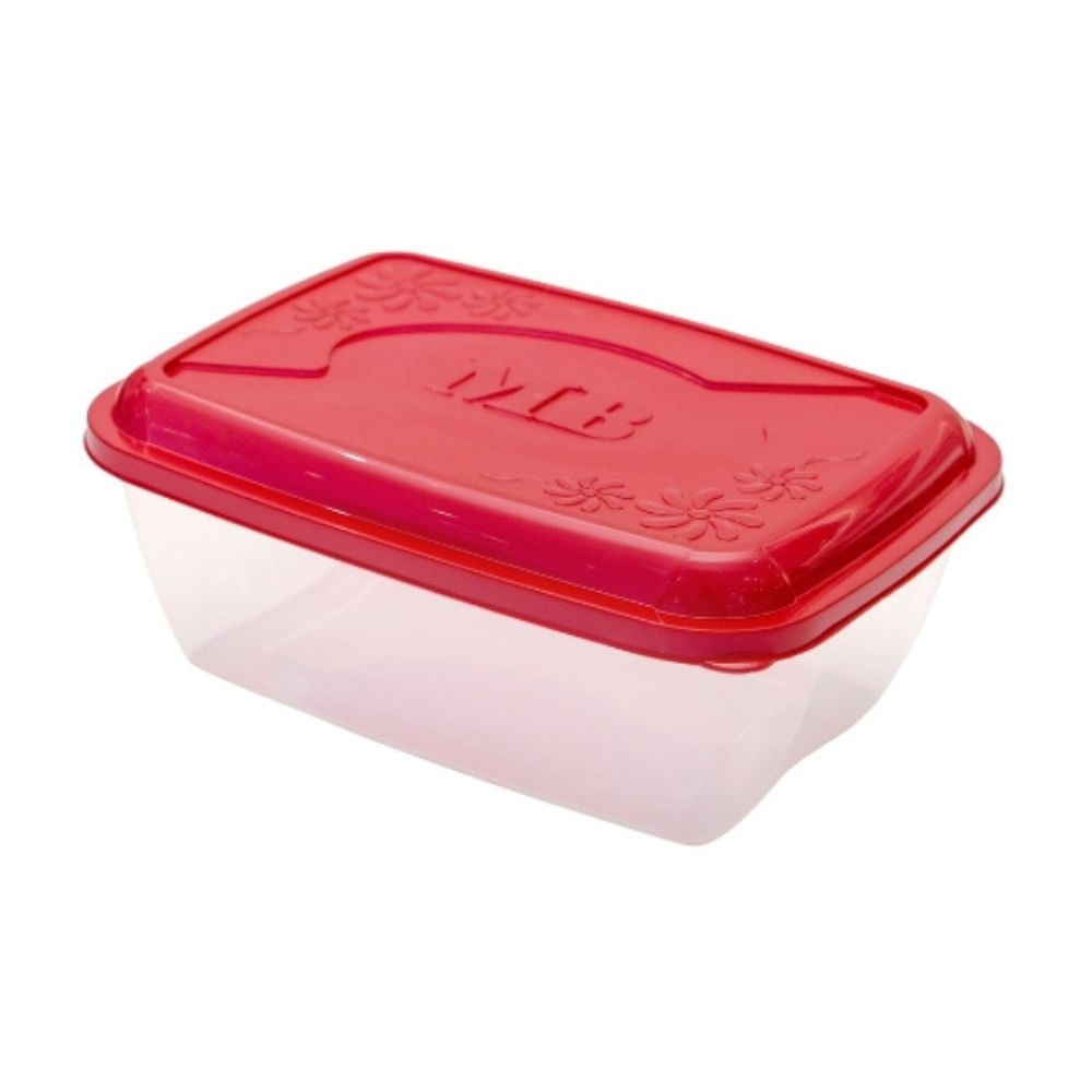 Pote Plástico Retangular Mb Everyday 1,5L - Item Sortido
