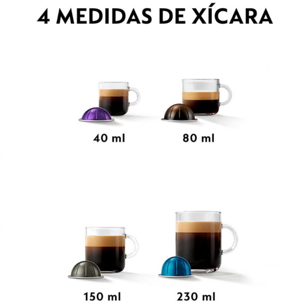 Máquina de Café Vertuo Pop com Kit Boas-Vindas Nespresso Preto / 110V