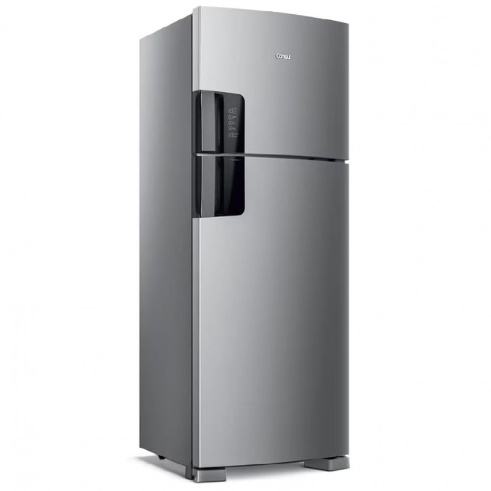 Geladeira Consul Frost Free CRM56FK Duplex com Espaço Flex e Painel Eletrônico Externo Inox 451 Litros Inox / 220V