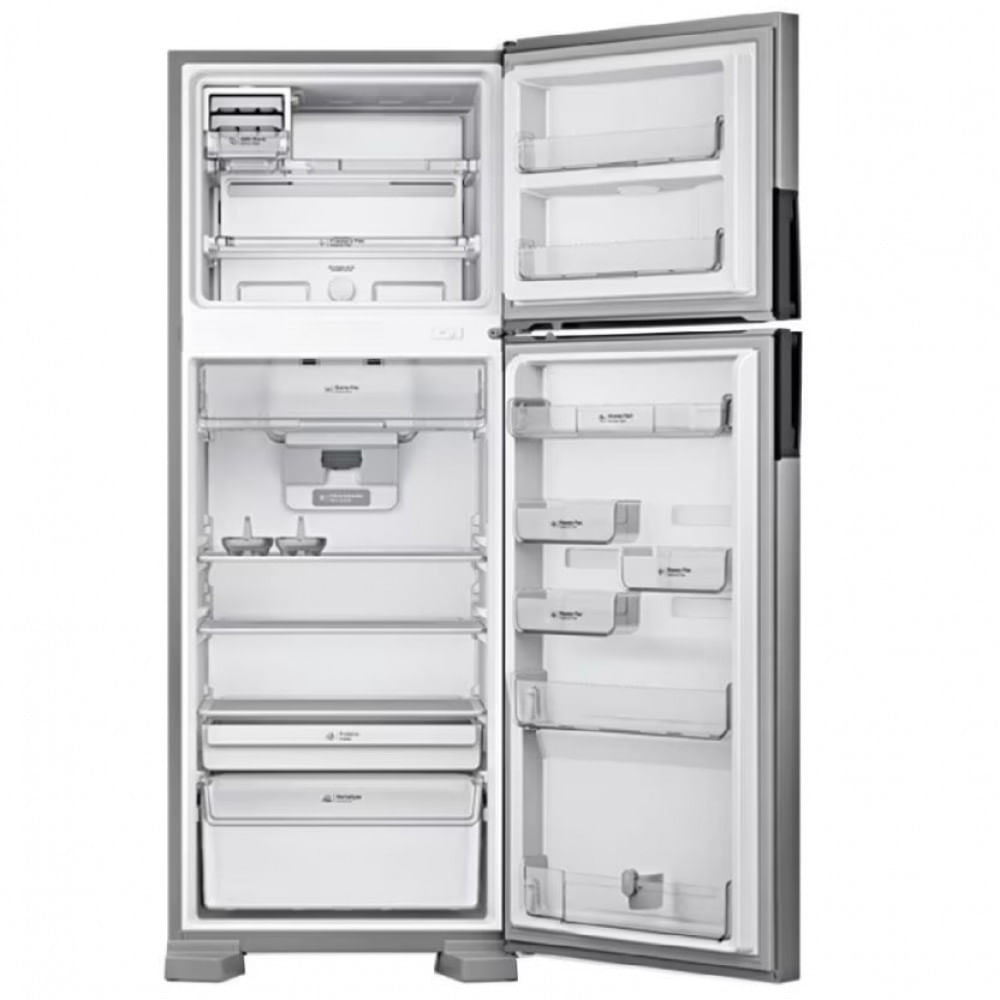 Geladeira Consul Frost Free CRM56FK Duplex com Espaço Flex e Painel Eletrônico Externo Inox 451 Litros Inox / 220V