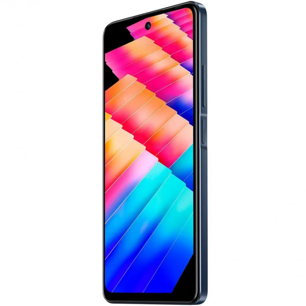 Smartphone Infinix Hot 30 8GB de RAM 256GB, 50MP e 8MP, Carregamento Rápido 33W, Bateria 5000mAh, Tela 6,78 FHD+ 90Hz, Dual Chip Preto