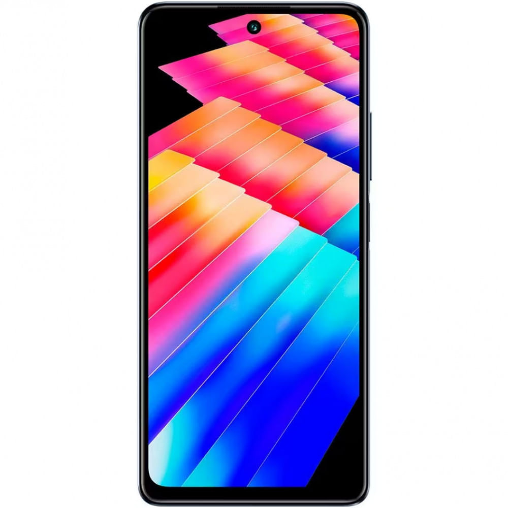 Smartphone Infinix Hot 30 8GB de RAM 256GB, 50MP e 8MP, Carregamento Rápido 33W, Bateria 5000mAh, Tela 6,78 FHD+ 90Hz, Dual Chip Preto