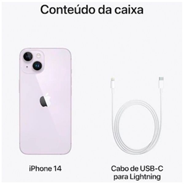 iPhone 14 512GB IOS 16 Roxo Apple