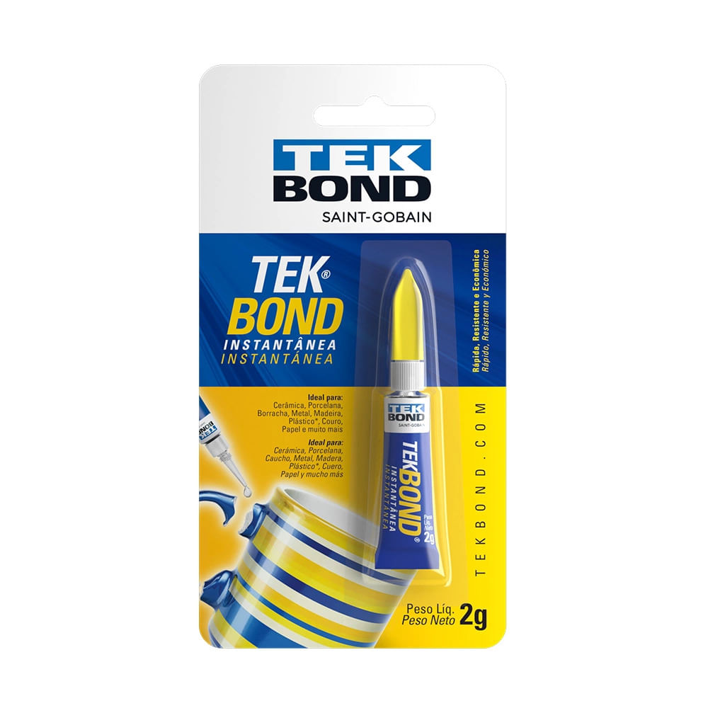 Super Cola Instantânea Tekbond 2g