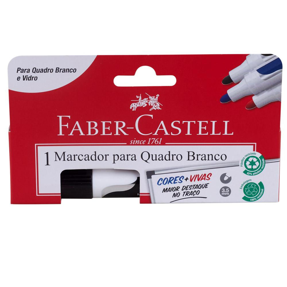 Marcador Quadro Branco Faber-Castell Preto