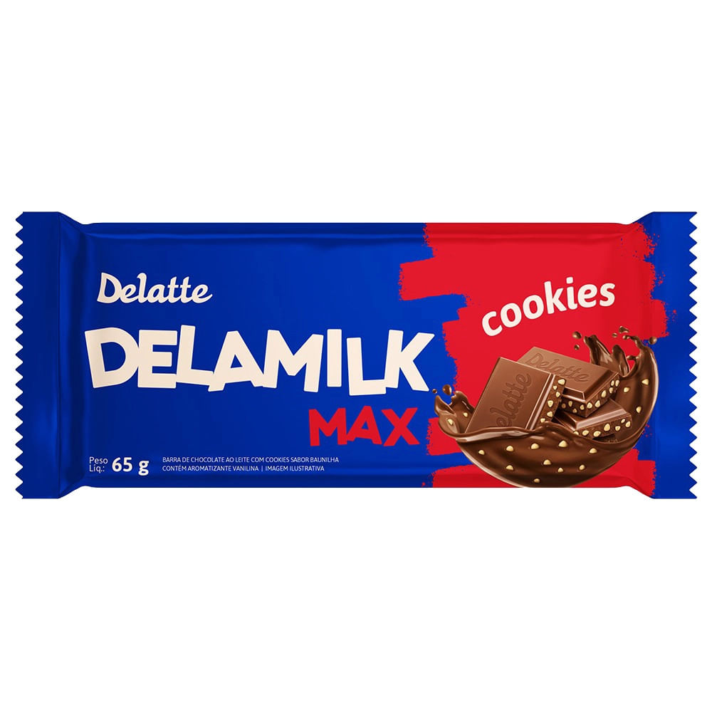 Chocolate Delatte Delamilk Max Cookies 65g