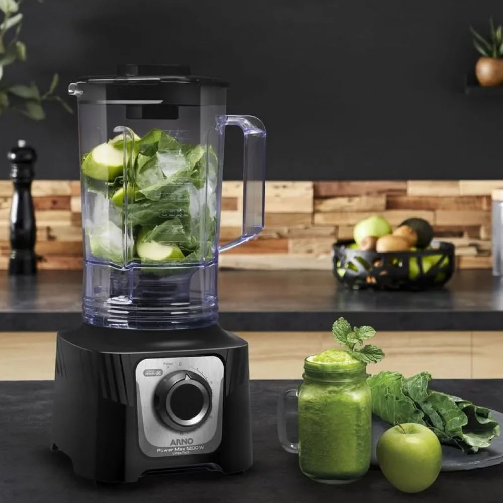 Liquidificador LN78 Power Max Limpa Fácil 1200W Arno Preto / 110V