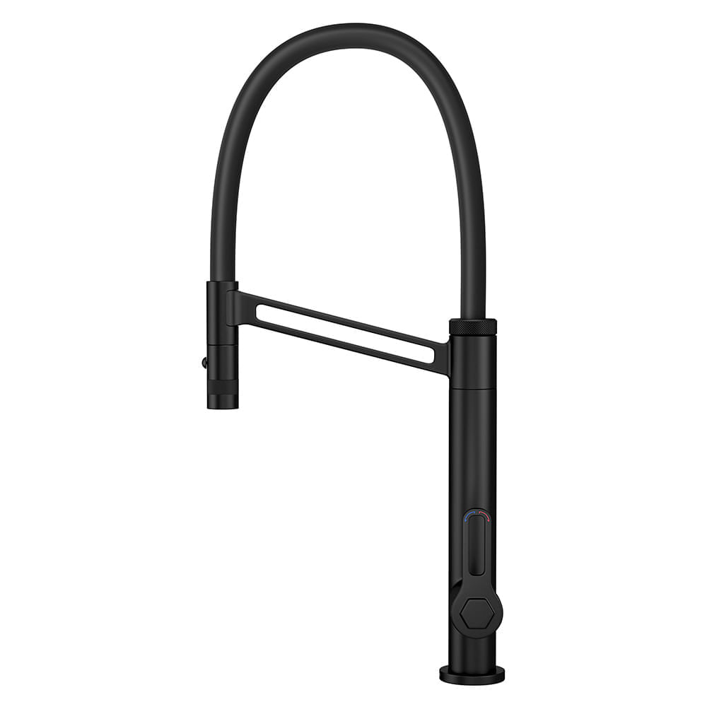 Torneira Misturador Monocomando Deca Urban Gourmet 2289.BL.IND.MT.PT de Bancada Black Matte e Preto