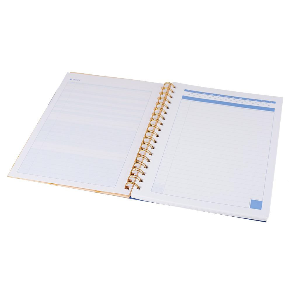 Caderno Abacaxi com Bolso Duplo 80 Folhas Container