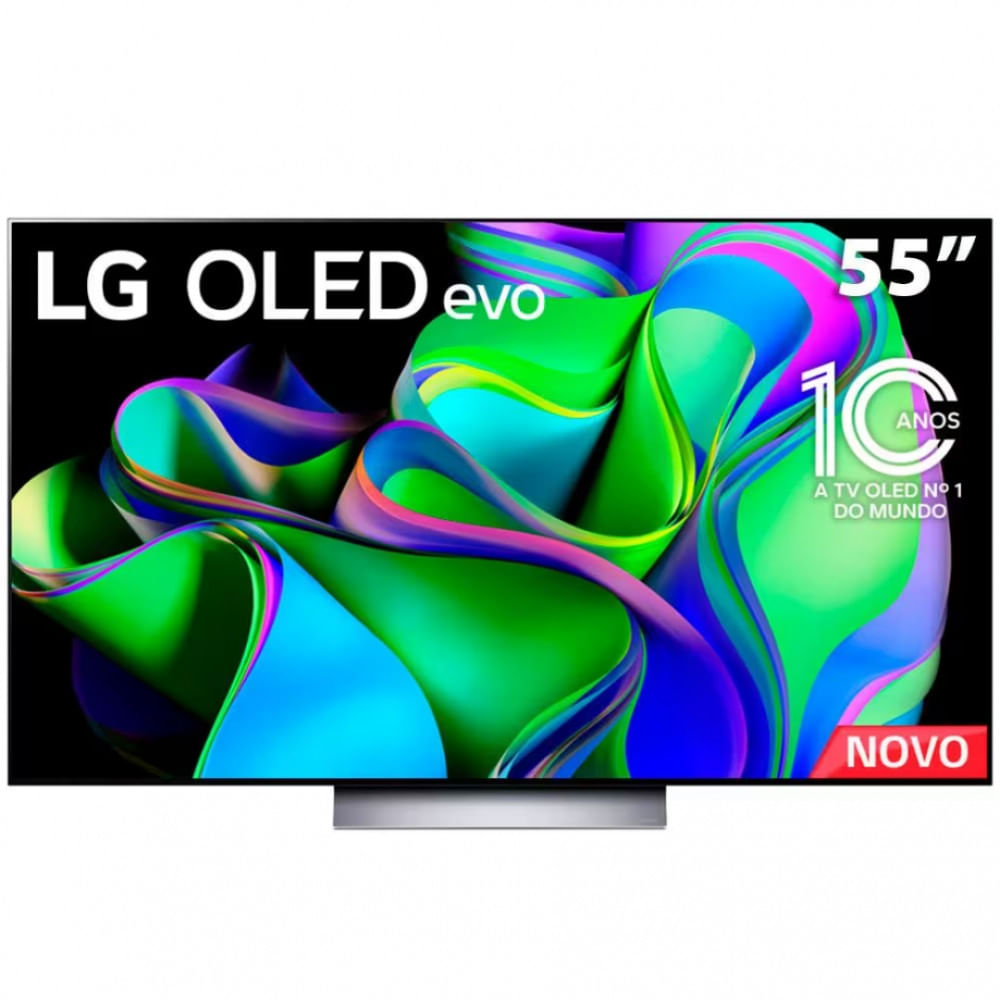 Smart TV 55 LG OLED 4K OLED55C3PSA com Wifi Bluetooth HDMI ThinQ AI WebOS