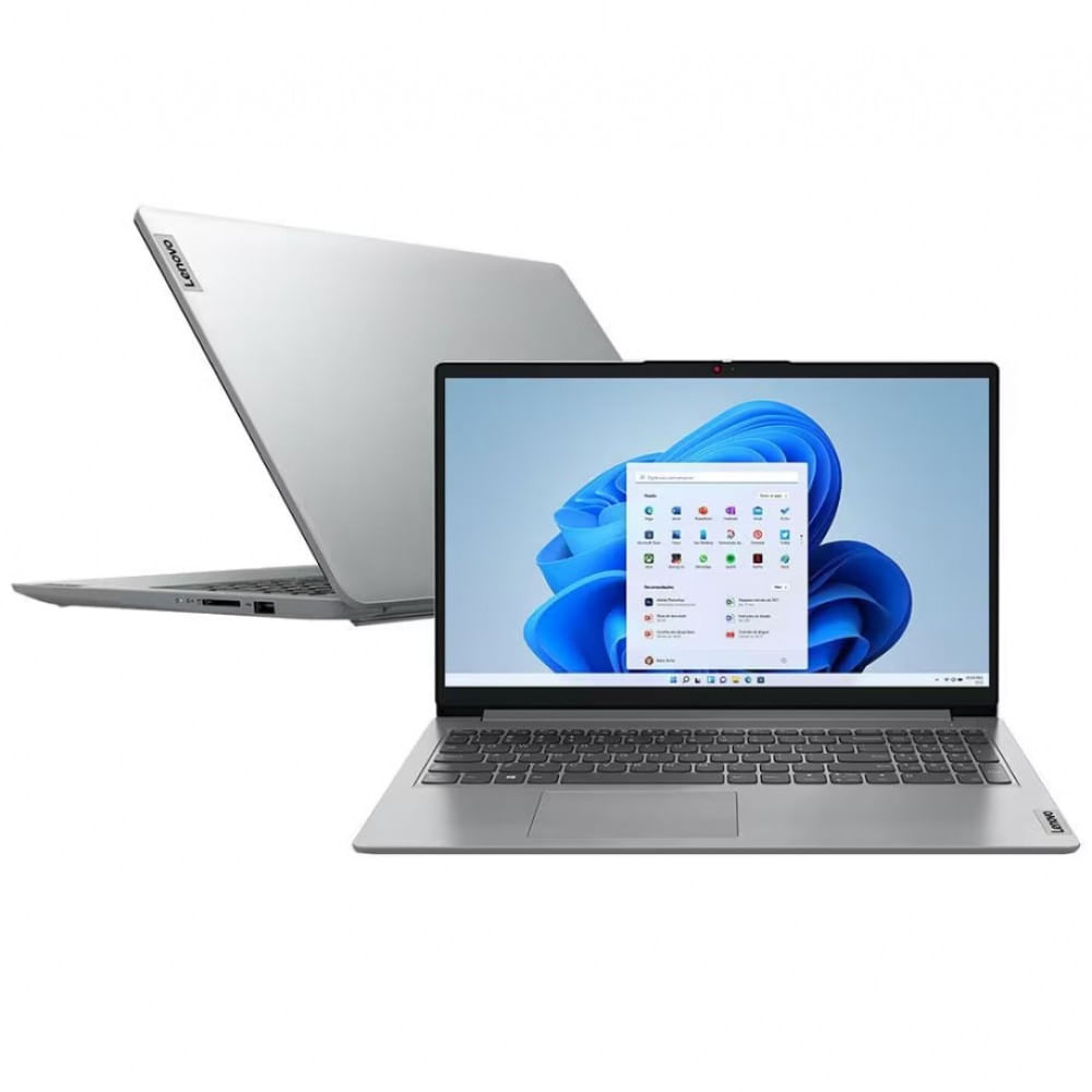 Notebook Lenovo IdeaPad 1i i5-1235U 8GB 512GB Tela 15.6