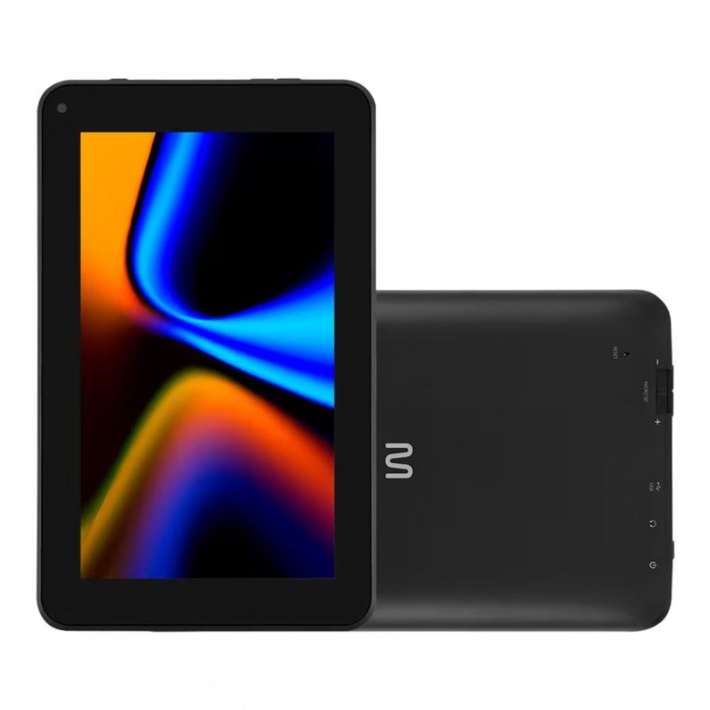 Tablet Multi M7 com Tela de 7 Polegadas 64GB, Wi-fi, Android 13 (Go edition) e Processador Quad Core 4GB