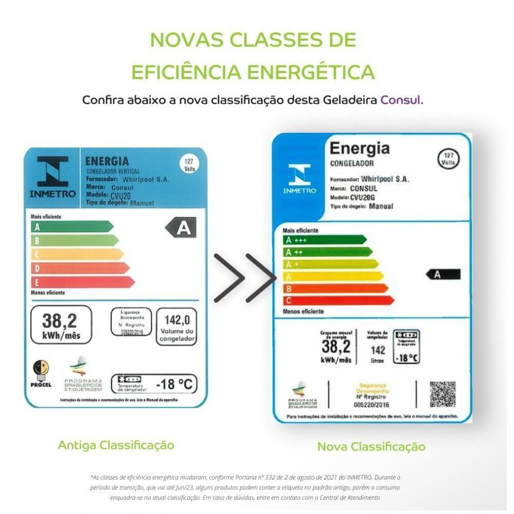 Freezer Vertical Consul 1 Porta 142L CVU20GB 127V