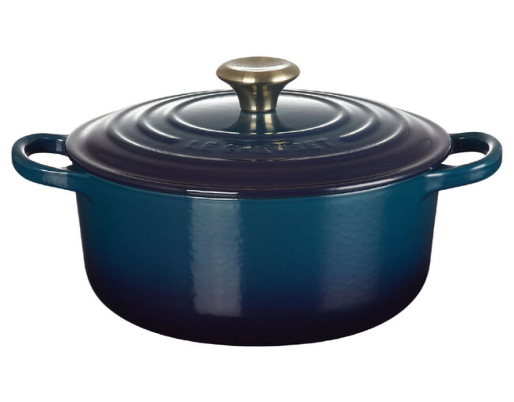 PANELA REDONDA LE CREUSET 26CM SIGNATURE AZUL AGAVE 21177264224450