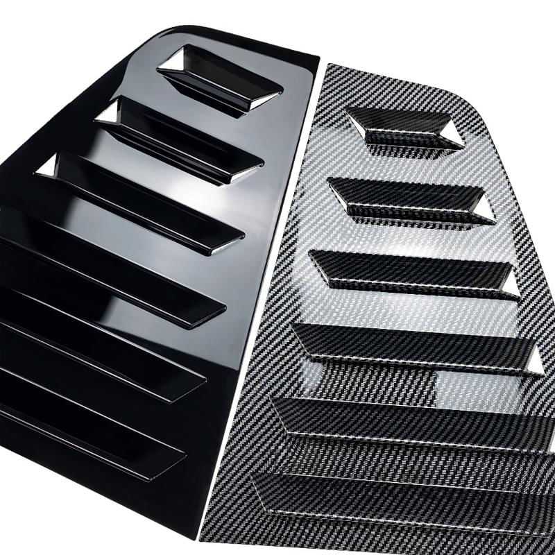 Acessórios para VW Golf 7 7.5 MK7 MK7.5 GTI R GTD 2013-2019 - Louver Ventos de Janela preto