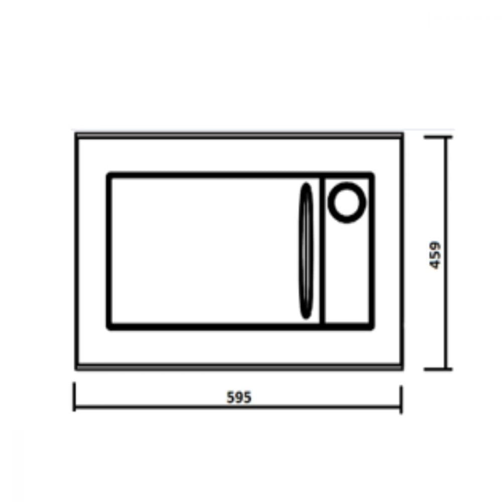 Micro-ondas de Embutir Britânia Inox 26l 1400w 127v