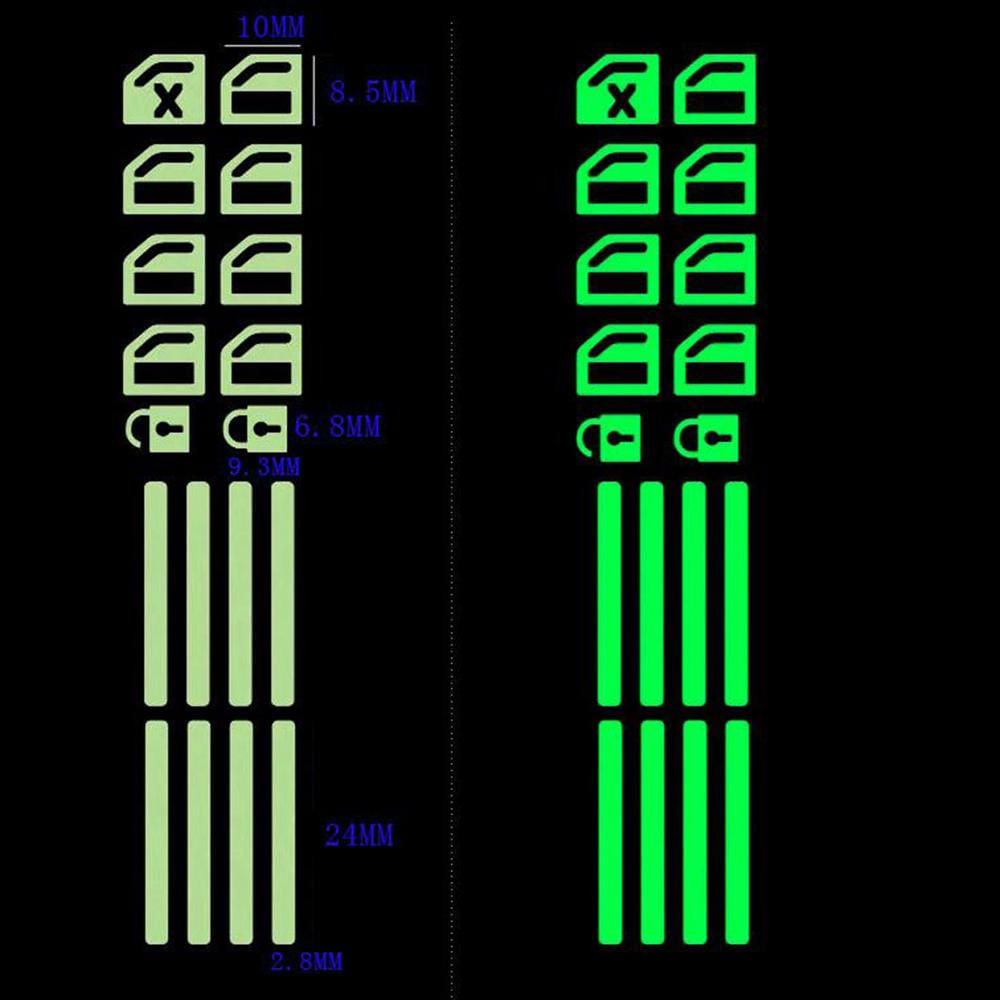 Adesivo Luminoso para Painel de Porta de Carro