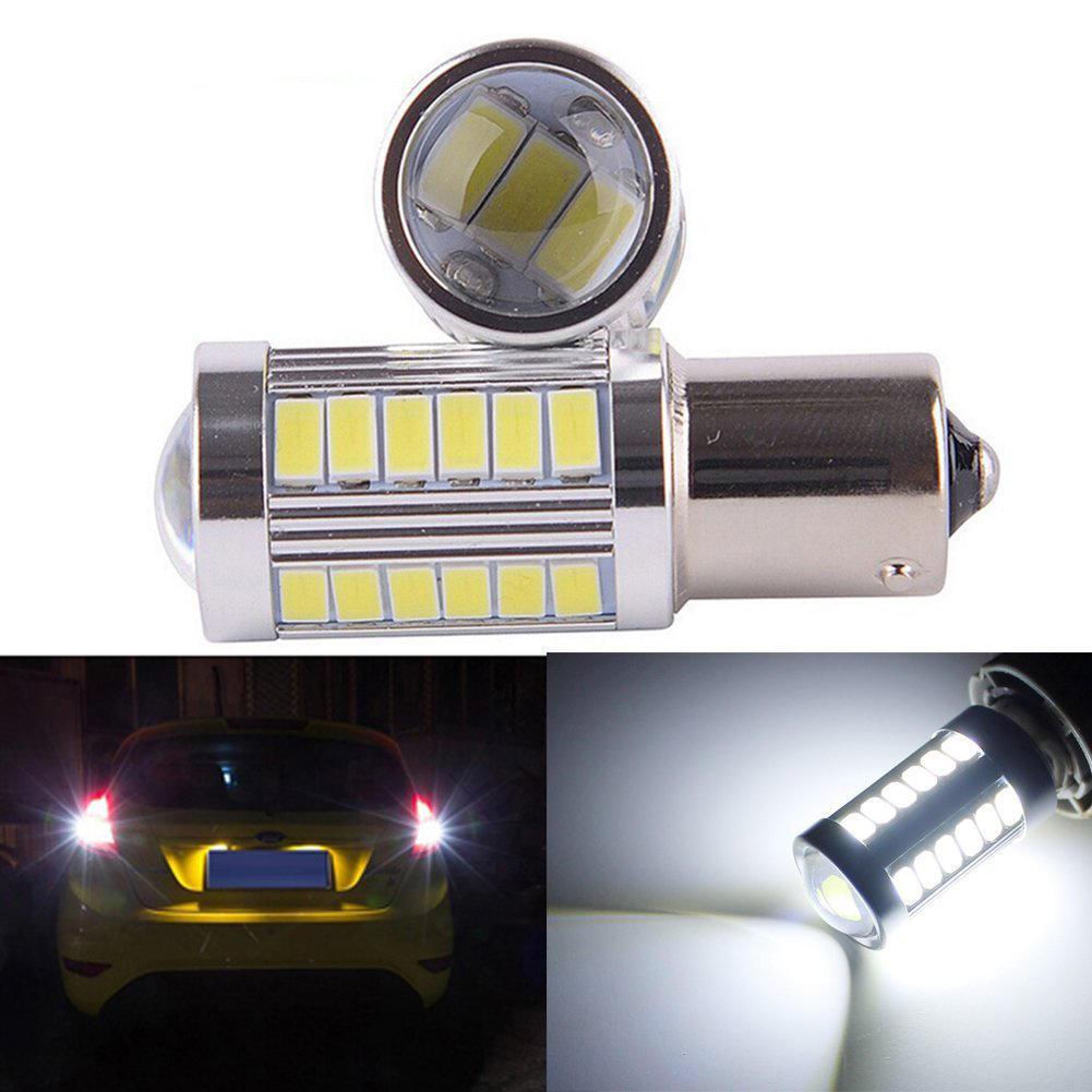 Lâmpada LED Automotiva P21W BA15S 1156 33 SMD 5630 para Luz de Freio 1 peça / amarelo