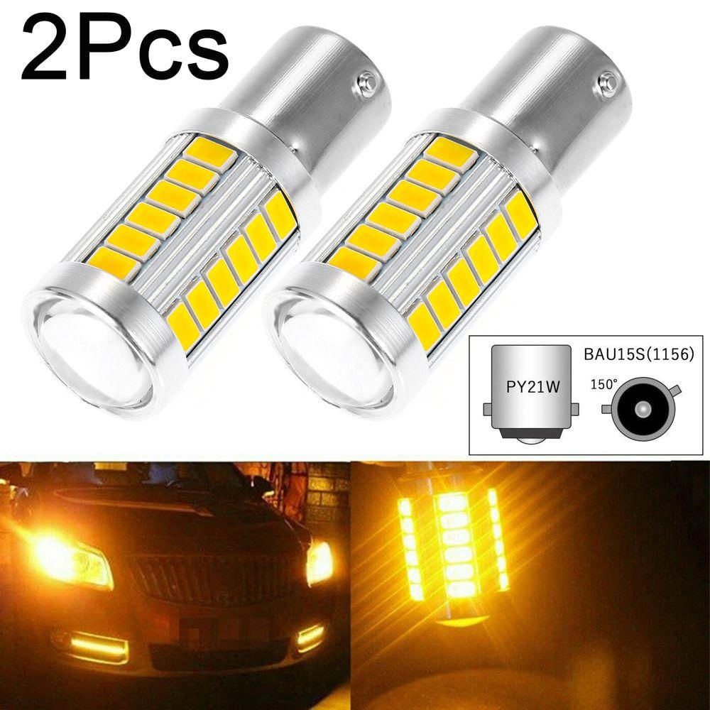 Lâmpada LED Automotiva P21W BA15S 1156 33 SMD 5630 para Luz de Freio 1 peça / amarelo