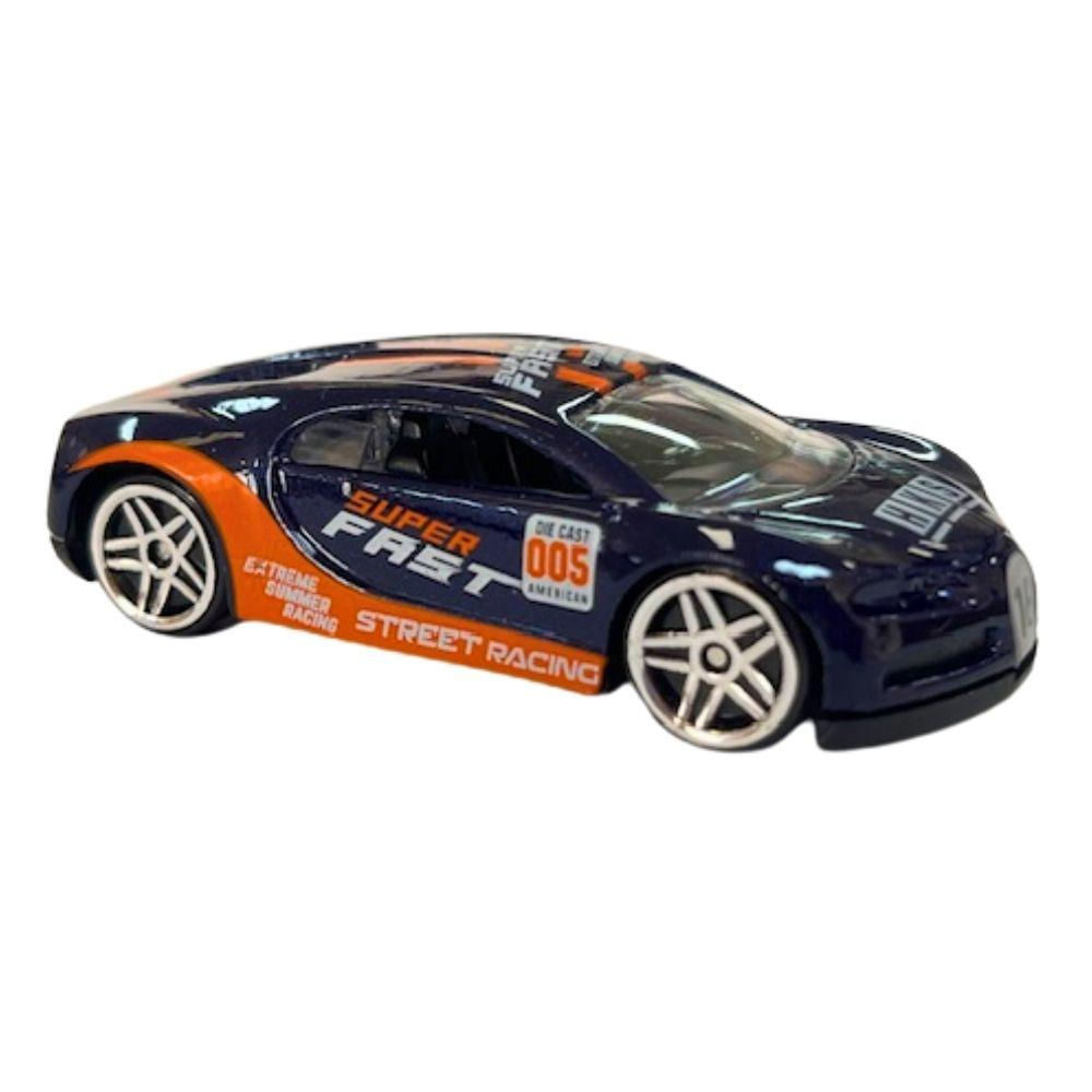 Mini Veículos Die Cast Garagem S.A. - Esportivo Azul/Laranja