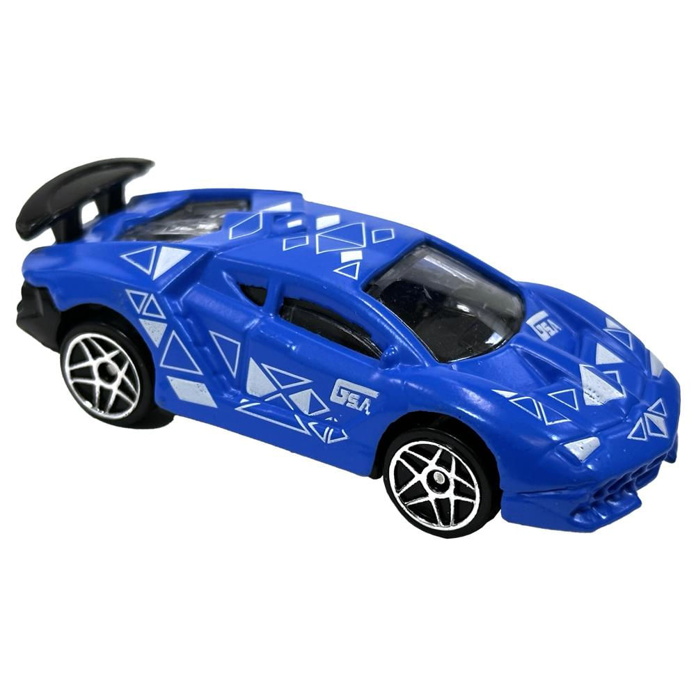 Mini Veículos Die Cast Garagem S.A. - Esportivo Azul/Branco