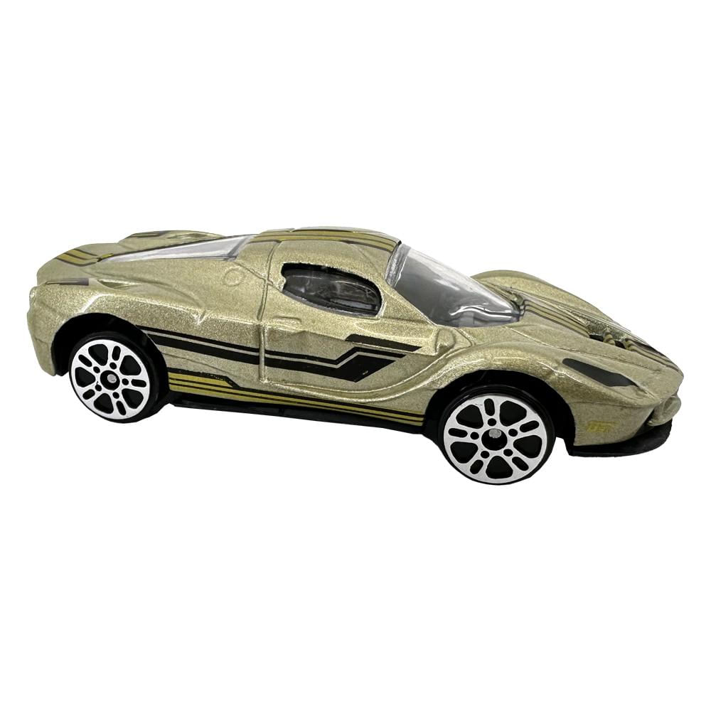 Mini Veículos Die Cast Garagem S.A. - Prata e Dourado