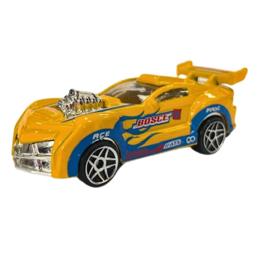 Mini Veículos Die Cast Garagem S.A. - Corrida Amarelo