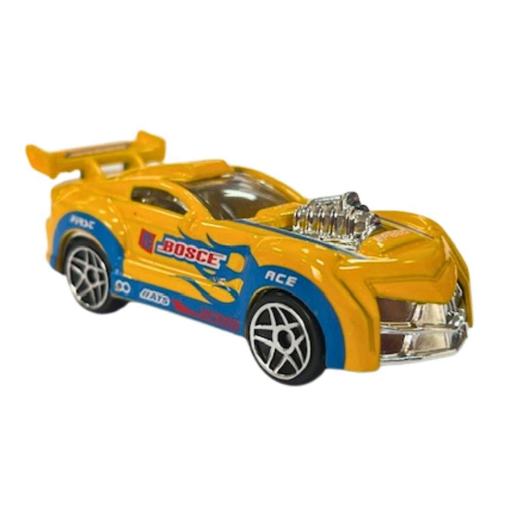 Mini Veículos Die Cast Garagem S.A. - Corrida Amarelo