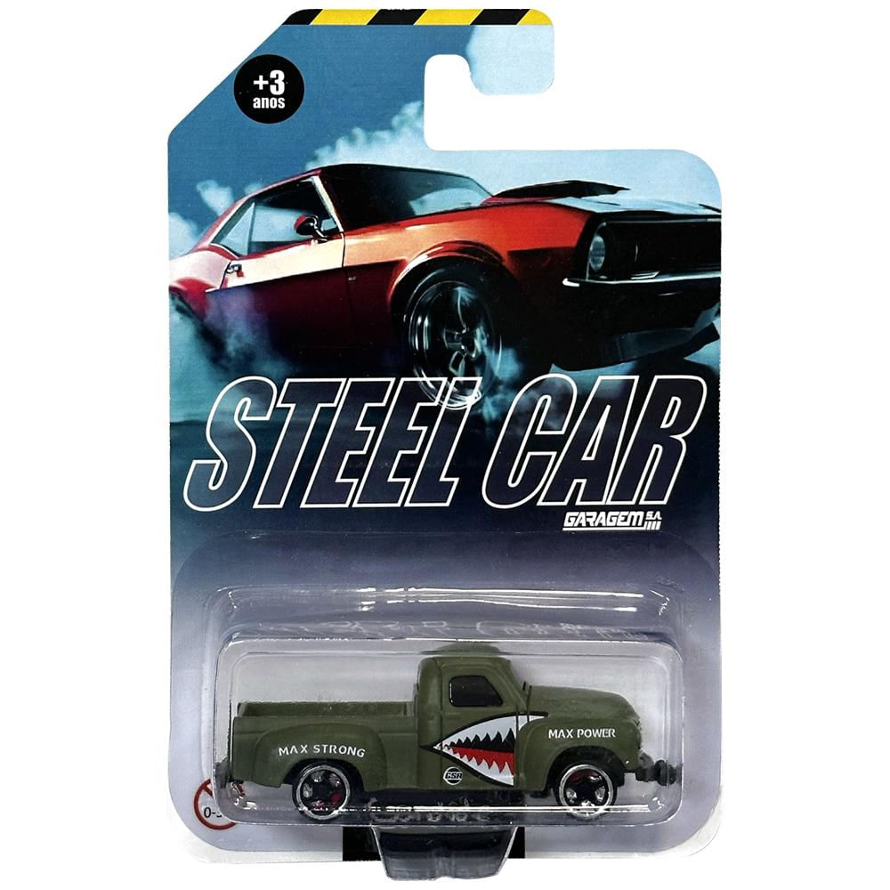 Mini Veículos Die Cast Garagem S.A. - Prata e Dourado