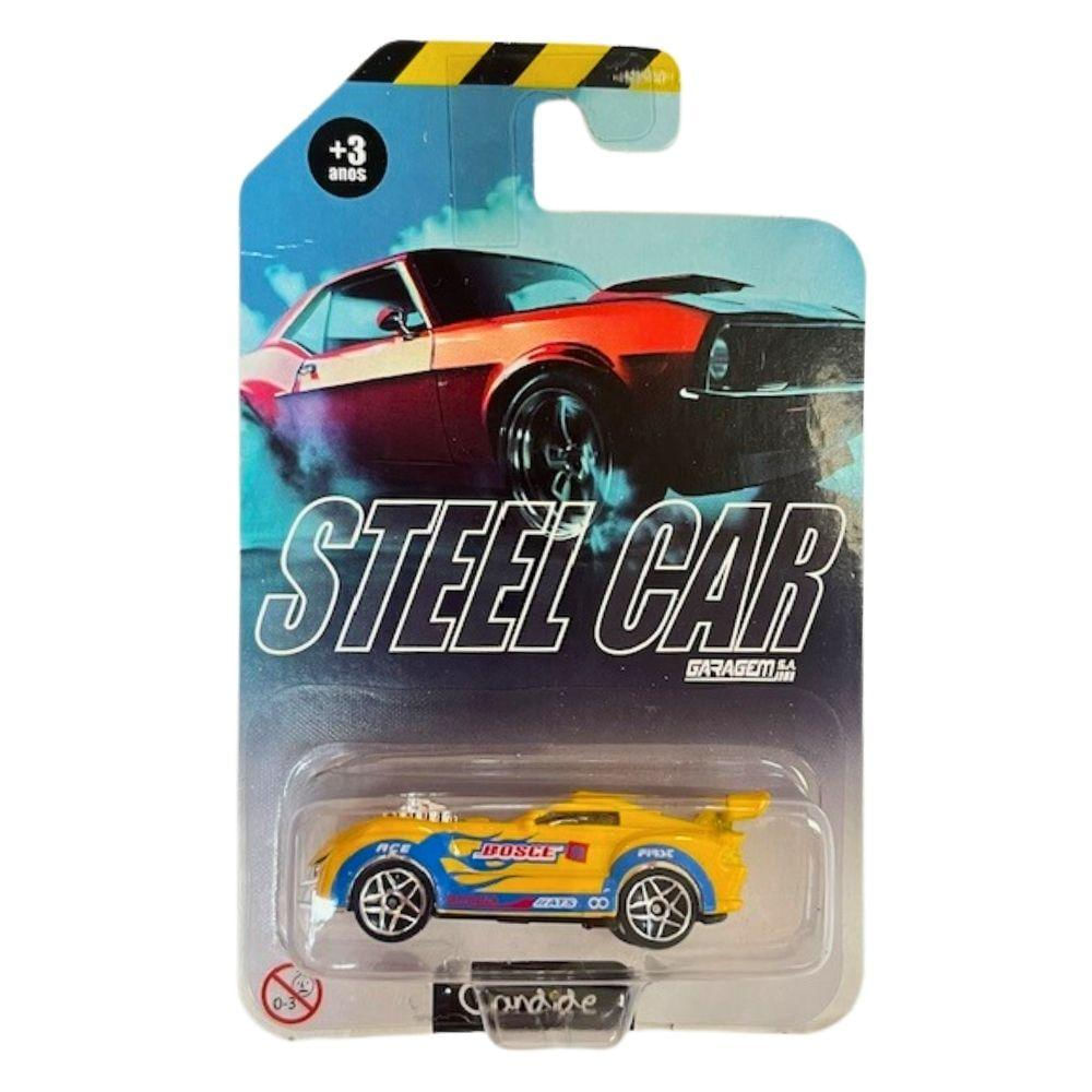 Mini Veículos Die Cast Garagem S.A. - Corrida Amarelo