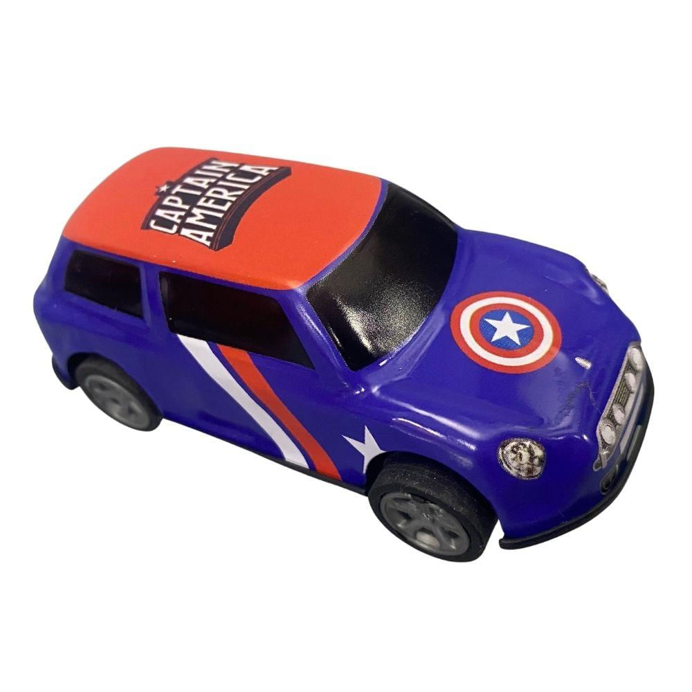 Mini Veiculos Pull Back Avengers - Capitão América