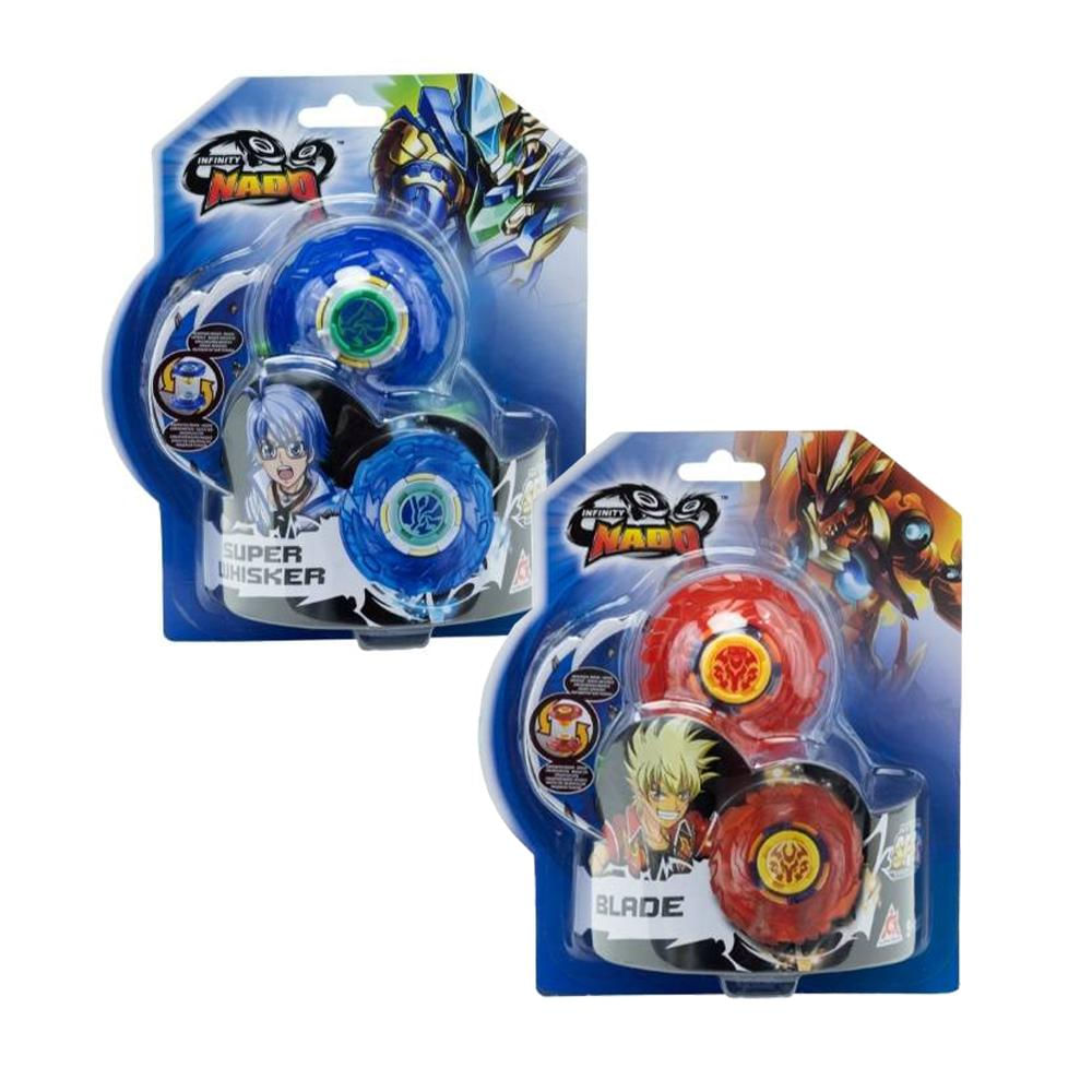 Kit Infinity Nado - Plastic - Azul + Vermelho