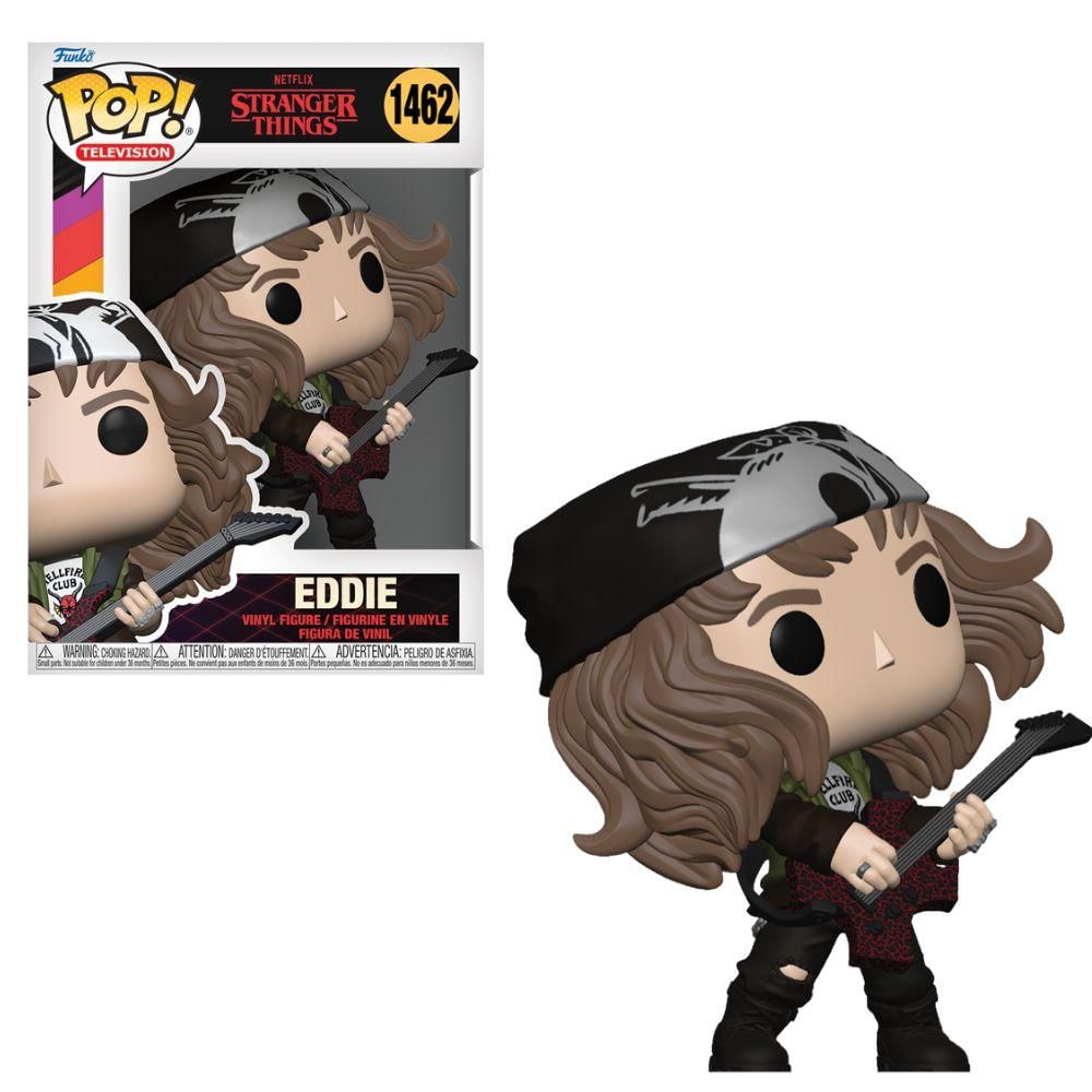 Boneco Funko POP! Stranger Things Hunter Eddie With Guitar??