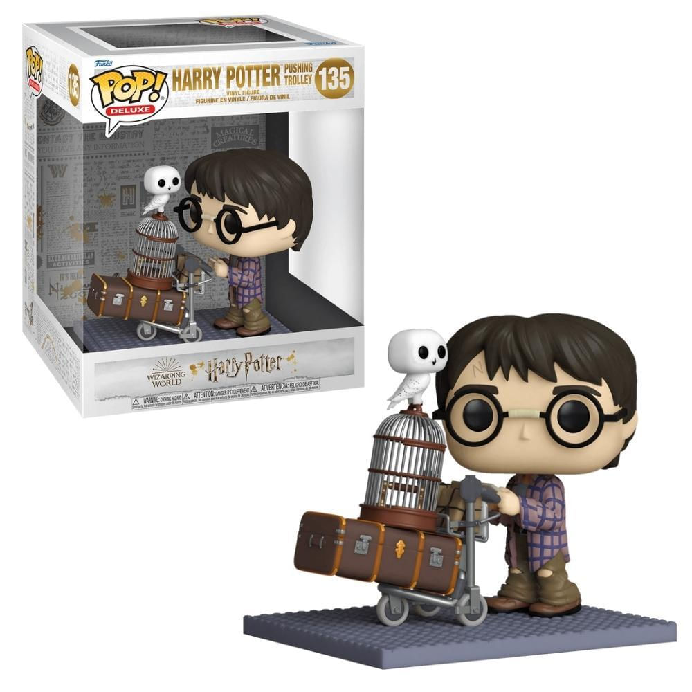 Boneco Funko POP! Deluxe Harry Potter Pushing Trolley