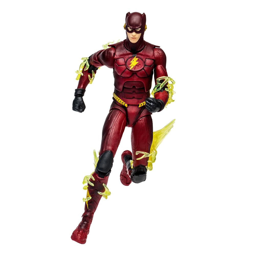 Boneco Action Fig McFarlane 7” Flash - Flash Traje do Batman