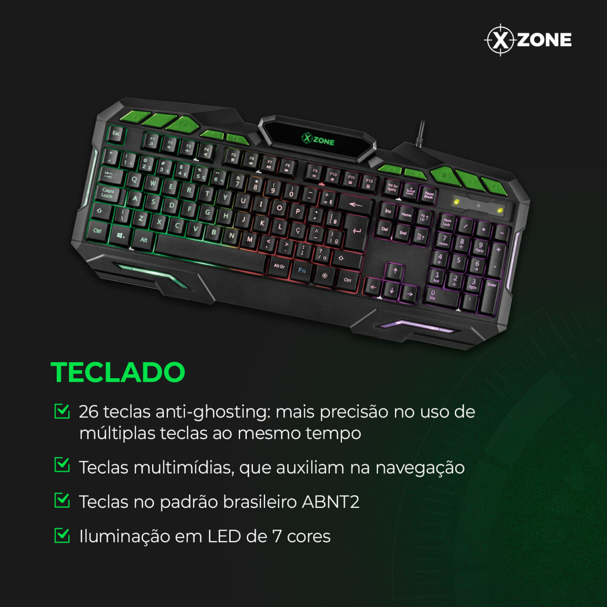 G　モンボコンプ　２セット Combo Gamer Teclado + Mouse Xzone GTC-02 COMBO GTC-02 NA 4 EM 1