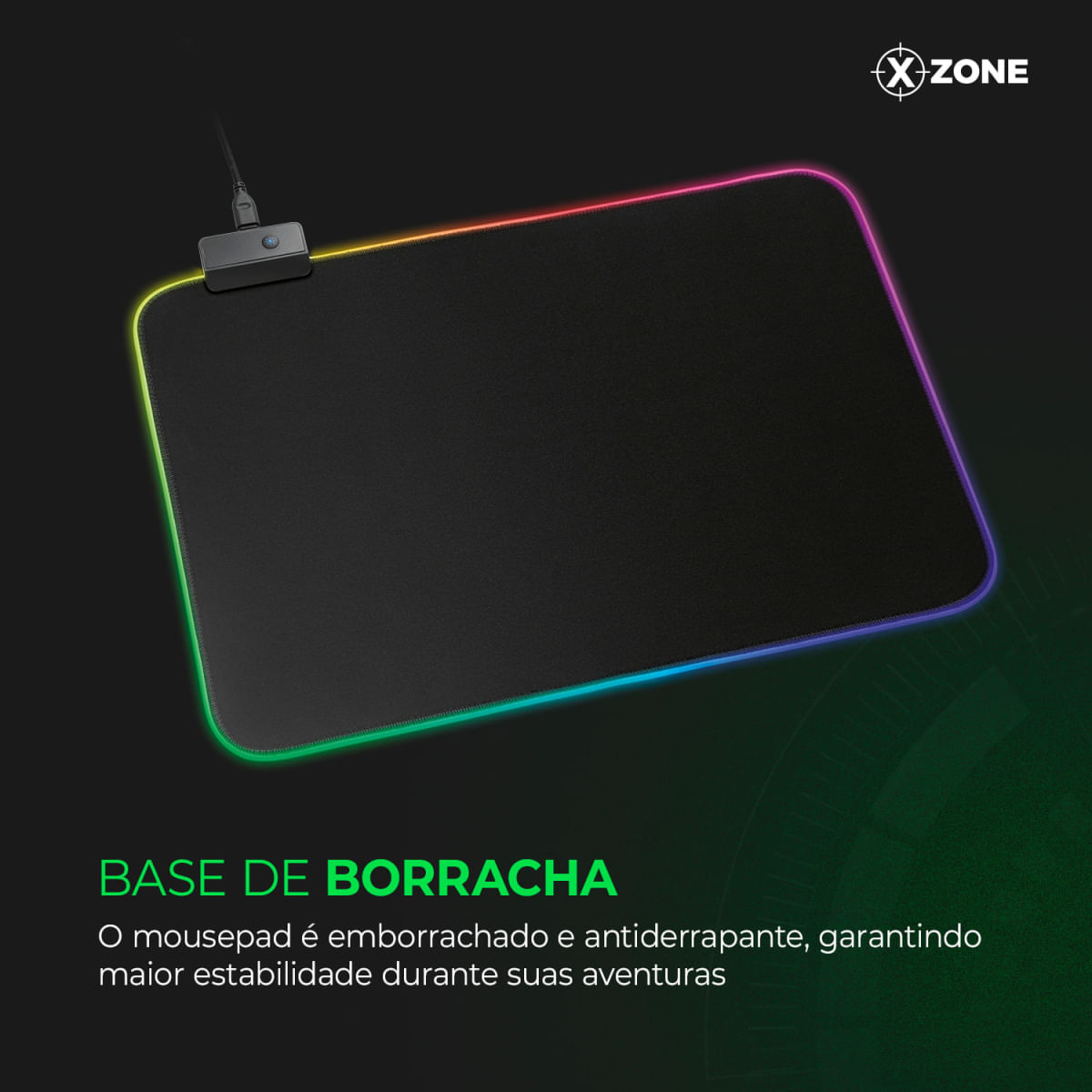 Mousepad Gamer RGB Xzone GMP-01 MOUSEPAD GMP-01 NA COM LED