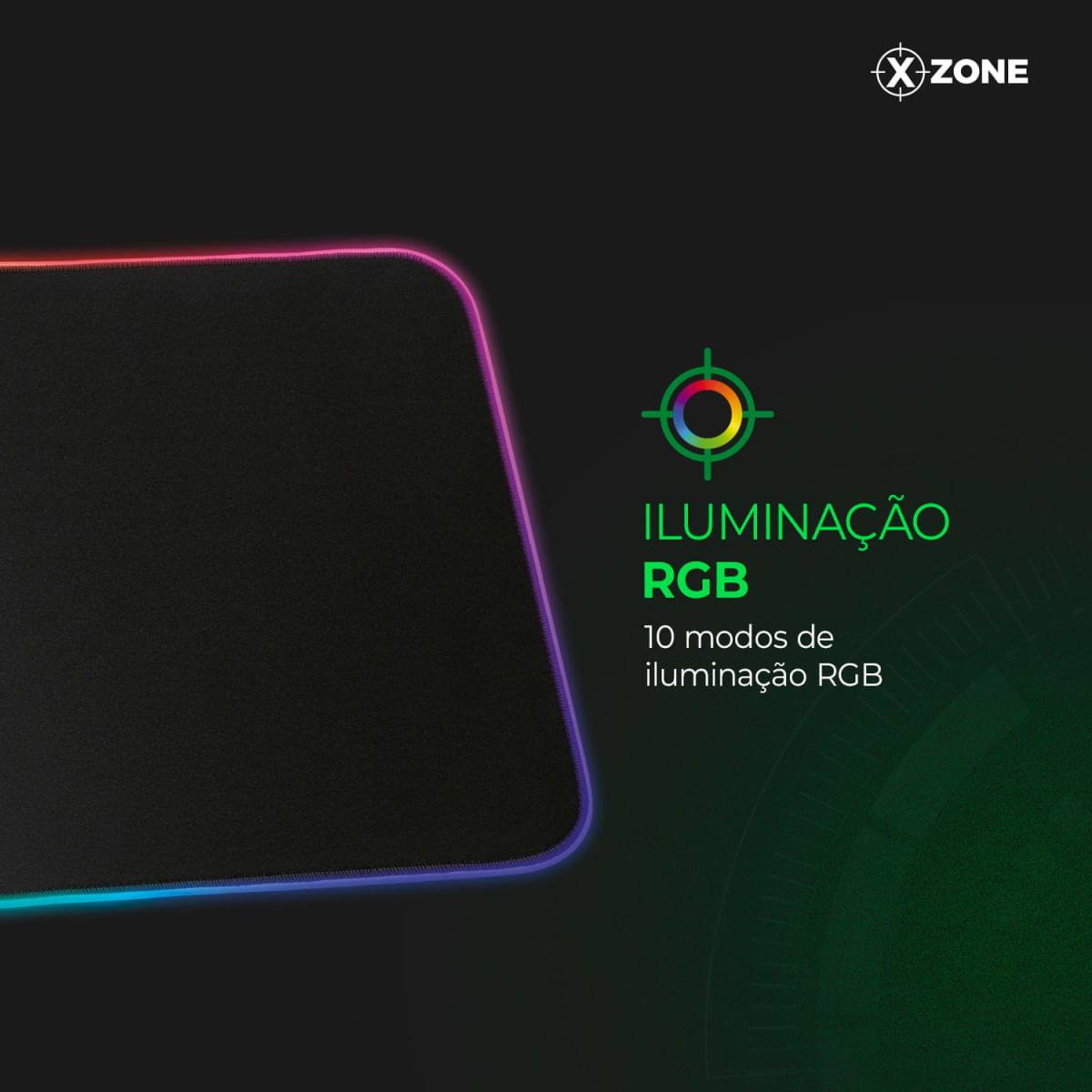 Mousepad Gamer RGB Xzone GMP-01 MOUSEPAD GMP-01 NA COM LED