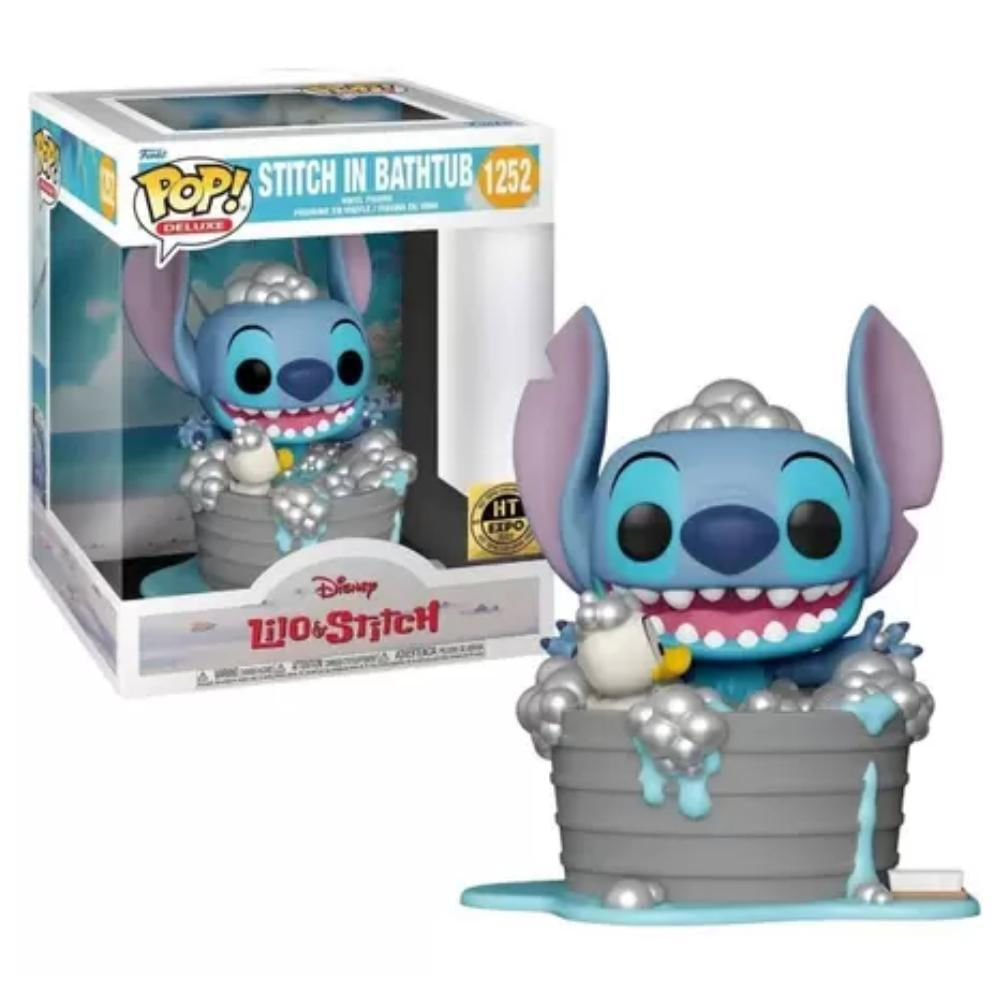 Boneco Funko POP! Deluxe Stitch in Bathtub