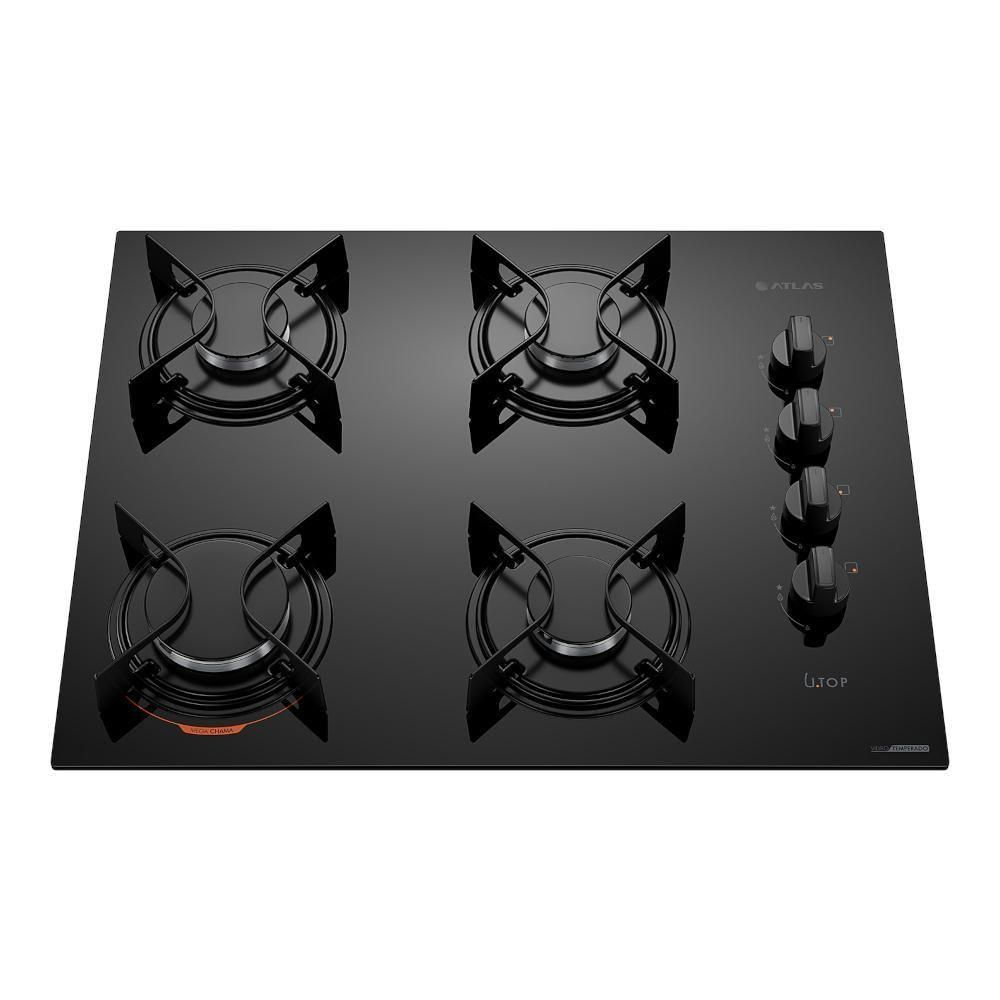 Cooktop 4 Bocas A Gás Atlas U.top