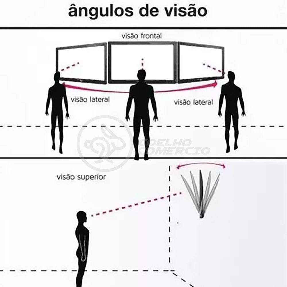 Suporte De Tv Articulado Para Painel E Parede Led Lcd Plasma Oled 3d De 14" à 42" Polegadas 302w